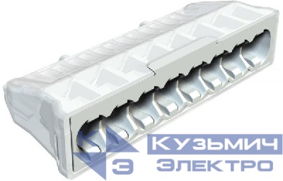 Клемма пружинная 8х2.5кв.мм 61 825 LGR (2273-208) OBO 2054523