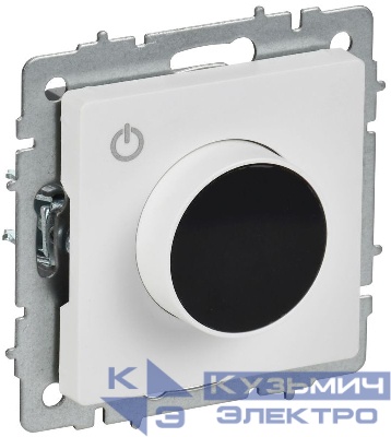 Термостат электронный BRITE СП ТС10-1-БрАБ с индикацией механизм арктич. бел. IEK BR-RT11-K91