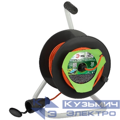 Удлинитель на катушке 1х30м без заземл. RP-1-2x0.75-30m ПВС 2х0.75 Эра Б0059768