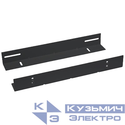 Комплект направляющих в шкаф 600мм для установки серверного оборудования JH05-06-100KG-BK усиленные до 100кг (RAL 9004) черн. (уп.2шт) Cabeus 8634c
