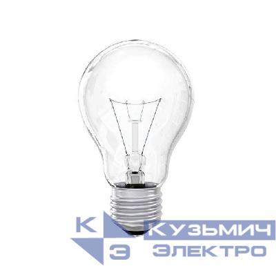 Лампа накаливания 71 662 OI-A-60-230-E27-CL 60Вт E27 220-230В ОНЛАЙТ 71662