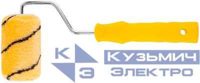 Валик полиакриловый с черной полоской диам. 40/61мм ворс 10.4мм 100мм беж. FIT 01851