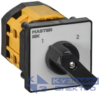 Переключатель кулачковый 10А (сх. 56) стандартная рукоятка IEK MI-CS10-010-056