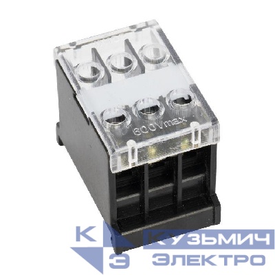 Терминал клеммный БЗД-3 до 2.5кв.мм 20А PROxima EKF bzd-2503