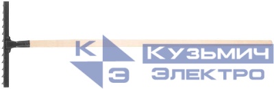 Грабли витой зуб 12 зубьев с деревянным черенком КУРС 76964