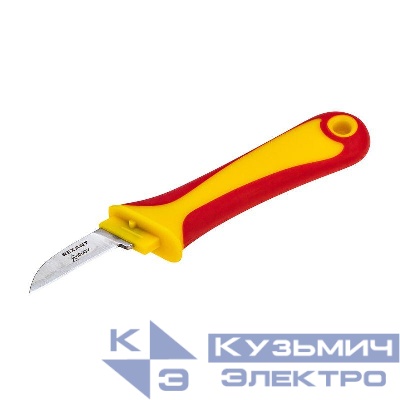 Нож монтажника нержавеющая сталь прямое лезвие Rexant 12-4936