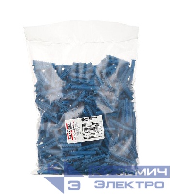 Дюбель четырехраспорный (универс.) Чапай 6х40 шипы + усы полипропилен (уп.500шт) Tech-Kreр 132441