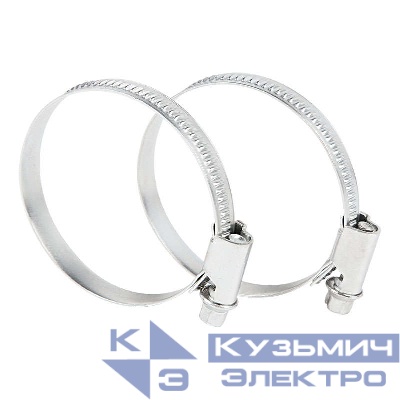 Хомут стальной червячный 40-60 (Россия) Rexant 07-0640