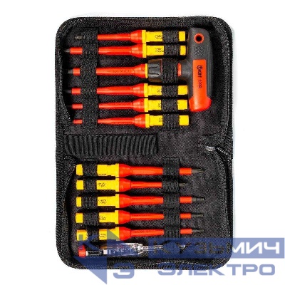 Набор отверток диэлектрических "Профи" НИО-4412-Т КВТ 87128