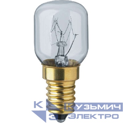 Лампа накаливания 61 207 NI-T25-15-230-E14-CL (для духовых шкафов) Navigator 61207