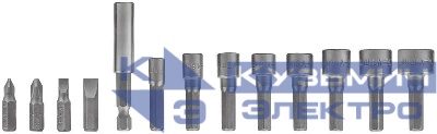 Набор бит и головок 13шт FIT 57913