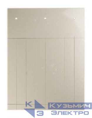 Табличка полужесткая установка в держатель для маркировки мод. оборудования ПВХ-0.5 серебр. (уп.60шт) DKC TAS7015M