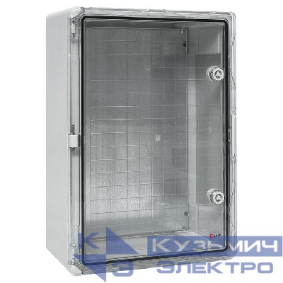 Бокс пластиковый с монтажной платой 500х350х190 IP65 прозр. дверь PROxima EKF PBT65MP005