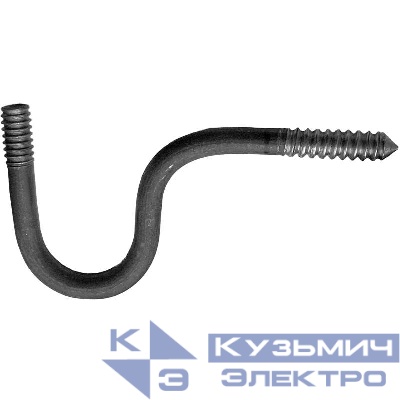 Крюк для деревянной опоры КН-18 гальваника ИНСТАЛЛ 13124