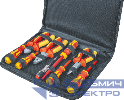 Набор инструмента Navigator 82 413 NHT-Ind01-H9 диэлектр. (9 предметов) Navigator 82413