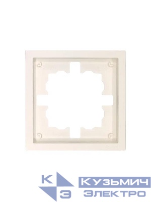 Рамка 1-мест. горизонт. ZIMA слон. кость LEZARD 704-9000-146