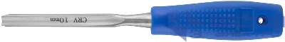 Стамеска CrV полукруглая с пластиковой ручкой 10мм FIT 43142