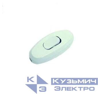 Переключатель на шнур бел. Makel 10014