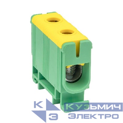 Клемма силовая вводная КСВ 16-50кв.мм желт./зел. EKF plc-kvs-16-50-y-green