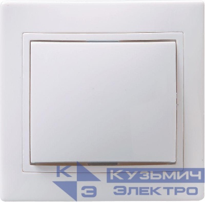 Выключатель 1-кл. 1п СП Кварта 10А IP20 ВС10-1-0-КБ керамич. осн. бел. GENERICA EVK10-K01-10-K