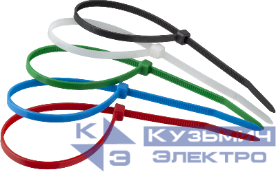 Хомут 14 119 NCT-036-200-25-C (уп.25шт) цветной Navigator 14119