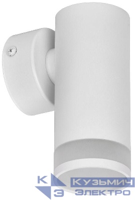 Светильник 4008 настенный под лампу GU10 бел. IEK LT-UBB0-4008-GU10-1-K01