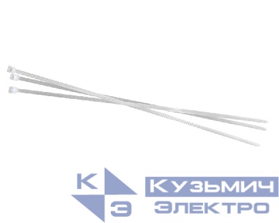 Стяжка нейлоновая 300*4,6 / 100 шт (белая), NETKO Optima "SZ"