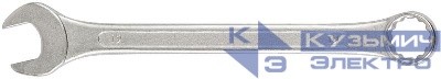 Ключ комбинированный "Хард" хромированное покрытие 19мм FIT 63149