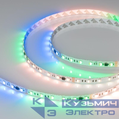 Лента светодиодная DMX-B60-10mm 24V RGBW-PX6 18Вт/м IP20 5060 бегущий огонь (уп.5м) Arlight 033449