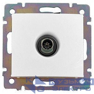 Розетка телевизионная проходная TV СП Valena 14дБ механизм бел. (DIY-упак.) IEK 694291