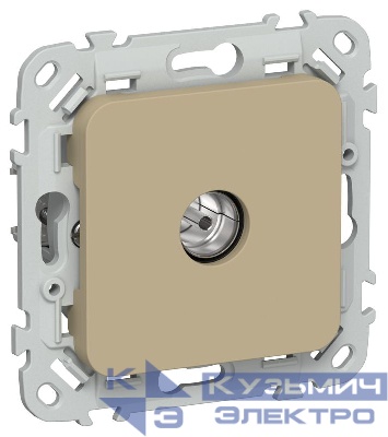 Розетка телевизионная оконечная СП FLITE РТВм-1-1-1-ФлХ тип M экранир. механизм хаки IEK FI-A13-O-K59