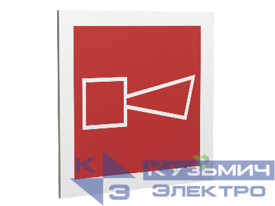 Знак безопасности PP-17174.F11"Звуковой оповещатель пожарной тревоги" Белый свет a17186