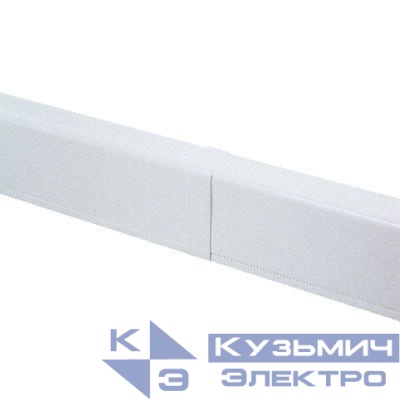 Накладка на стык для плинтусного короба 100х40мм бел. (розн. упак. 1шт) DKC AIR10049R