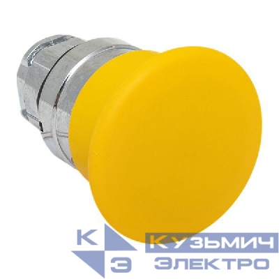 Механизм кнопки исполнительный XB4 "Грибок" IP65 возвратный без фиксации без подсветки желт. EKF XB4BC-Y-65