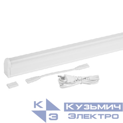 Светильник светодиодный LLED-01-04W-6500-W 4Вт 6500К L314мм линейный с выключателем Эра Б0033303