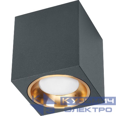 Светильник ML1754 35Вт GU10 230В MR16 потолочн. черн. зол. FERON 41200