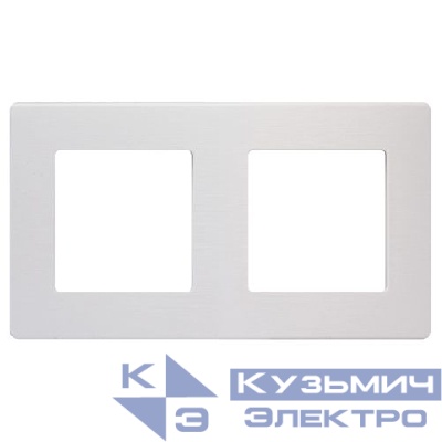 Рамка 2-м Эра12 12-5102-01М сатин бел. матов. Эра Б0065746