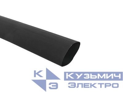 Трубка термоусадочная ТУТк клеевая нг 52/13 черн. 1м (уп.10м) PROxima EKF tut4-k52-b