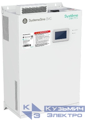 Генератор реактивной мощности статический 100квар 400В IP20 навесн. модуль ЖК SE SVGM100W4D20