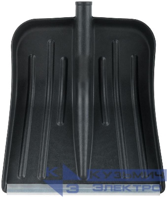 Лопата для уборки снега малая 360х400мм без черенка пластик. 68098