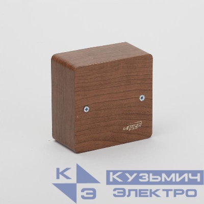 Коробка универсальная для кабель-каналов 85х85х42 дуб (темн. основа) IP40 Ruvinil 65015-08М