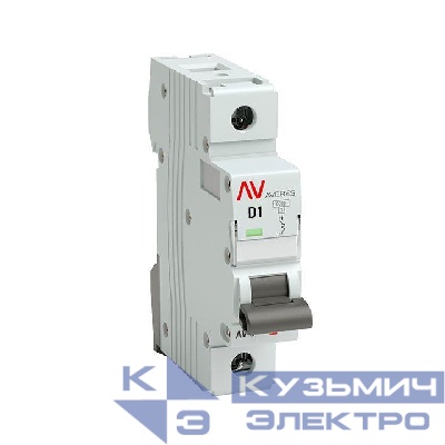 Выключатель автоматический модульный 1п D 1А 6кА AV-6 AVERES EKF mcb6-1-01D-av