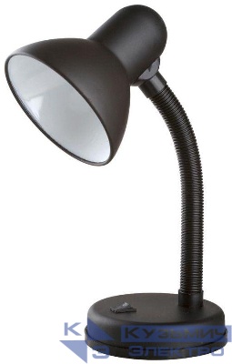 Светильник KD-301 настол. база 230В 60Вт ЛОН E27 черн. Camelion 5754
