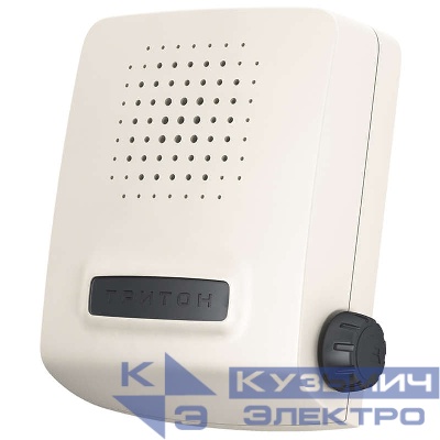 Звонок проводной Сверчок аэропорт 220В 80-90дБА регулир. громкости бел. МОНОМАХ СВ-01Р