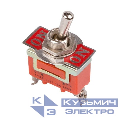 Тумблер 250В 15А (3c) ON-ON 1п (KN-102) Rexant 36-4111