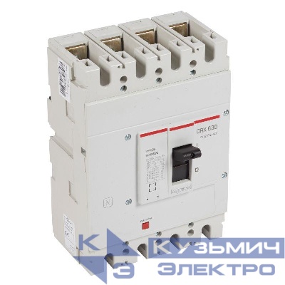 Выключатель автоматический 4п 400А 50кА DRX630 термомагнитн. расцеп. Leg 027247