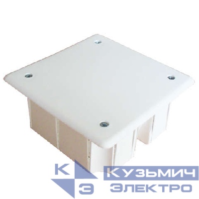 Коробка распределительная СП 92х92х40мм 8 выходов крышка на винтах Epplast 160190