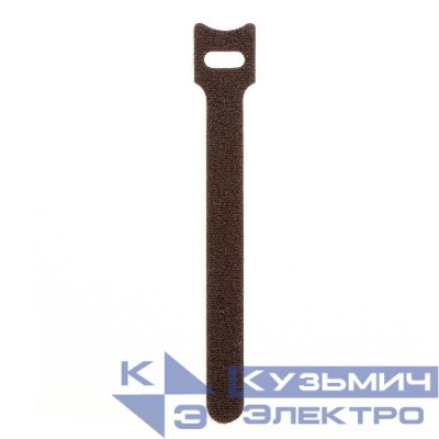 Хомут мягкий многоразовый на тканевой основе 200х12.5 черн. (уп.10шт) DKC 282013BL