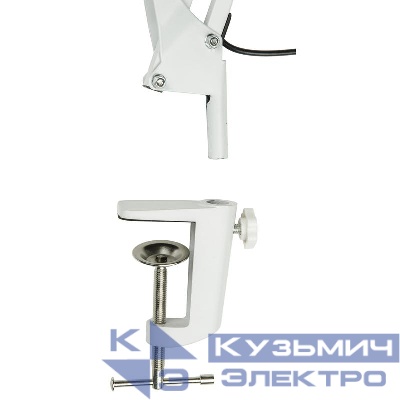 Светильник TLD-568 White/LED/300лм/2700-5500К/Dimmer/X5 настольный c лупой 5-ти кратное увеличение 8Вт механ. выключатель на шнуре бел. Uniel UL-00007386