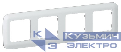 Рамка 4-м СП FLITE РУ-4-А-ФлЖ жемчуж. IEK FI-M42-31-20-K36